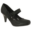 Riverberry Women's 'Rogue' Black Bow-detail Mary Jane Heels