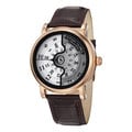 Stuhrling Original Men's Eclipse X Automatic Leather Strap Watch