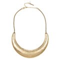 Kenneth Cole Goldtone Sculpture Crescent Pendant Necklace