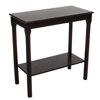 Grace Espresso Acacia Wood Accent Table