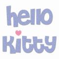 Sizzix Bigz 'Hello Kitty' Phrase Die