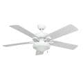 EcoSure Wharfside White Globe 52-Inch Ceiling Fan