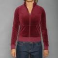 Juicy Couture Women's Burgundy Homecoming Track Jacket