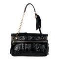 Lanvin Black Amalia Leather Crossbody Bag