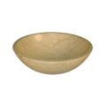 Silkroad Exclusive Crema Marfil Marble Stone Vessel Sink