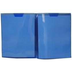 Blue Regular Weight 9.25x11.5-in Full Pocket Plastic Folders (Pack of 12)