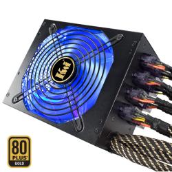 Kingwin LZG-1300 Lazer Gold Series 1300 Watt Power Supply with Modular Cables