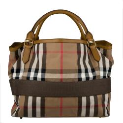 Burberry Small Vintage Check Shopper Bag