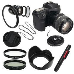 55mm Polarizing Lens/ Cap/ Hood/ UV Lens/ Screen Protector/ Adapter