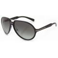 Prada Women's Shiny Black Fashion Sunglasses