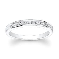 10k Gold 1/6ct TDW Channel-set Princess Diamond Band