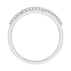 10k White Gold 1/5ct TDW Diamond Women's Wedding Band  (H-I, I2-I3)