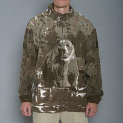 Resort Stop Bear Printed Polar Fleece Jacket