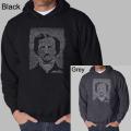 Los Angeles Pop Art Men's Edgar Allen Poe The Raven Hoodie