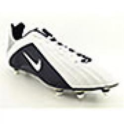 Nike Men's 'Super Speed D Lowtop' White/Black Football Cleats (Size 16)
