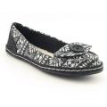 Rocket Dog Women's 'Whirl' Black Mini Isle Knit Flats