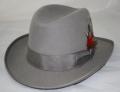 Ferrecci Men's Gray Wool Godfather Hat