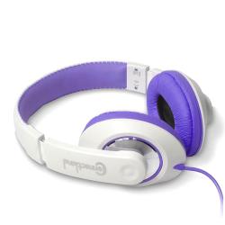ConnectLand On-Ear Headset [OEM] CL-AUD63032, White / Purple