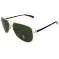 Original Penguin Women's Yellow Gold 'The Salty' Metal Aviator Sunglasses