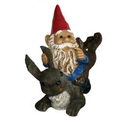 Michael Carr Garrold Gnome On Rabbit