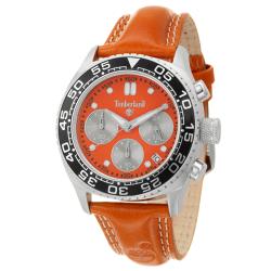 Timberland Women's 'Performance' Stainless Steel and Leather Quartz Chronograph Watch