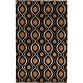 Candice Olson Hand-tufted Laval Moroccan Tile Wool Rug (9' x 13')