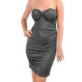 Stanzino Women's Grey Formal Tube Dress