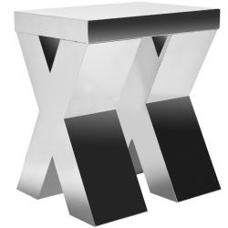 Safavieh Chic X-cross Stainless Steel End Table