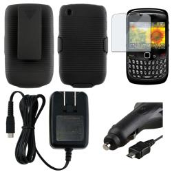 Holster/ Screen Protector/ Chargers for BlackBerry Curve 8520