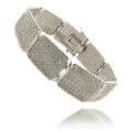 Silver Overlay 3ct TDW Diamond 7.25-inch Bracelet