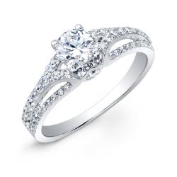 14k White Gold 1ct TDW Diamond Engagement Ring (HI, I2-I3)