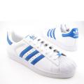 Adidas Men's White 'Superstar 2' Sneakers (Size 13)