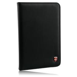 Swiss Leatherware Samsung Galaxy Tab 7.0 Tablet Black Folio Case