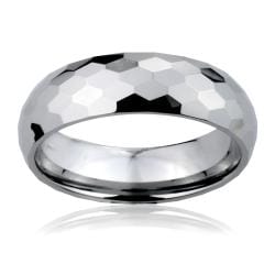 Tungsten Carbide Honeycomb Multi-faceted Ring