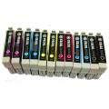 Epson T078 Black/ Color Ink Cartridges (Remanufactured) (Pack of 12)