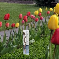 Patina Rain Gauge with Patina Numerals