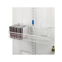 freedomRail White Over-the-Door CD/DVD Holder