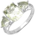 Malaika Sterling Silver Genuine Lemon Topaz Ring (2 9/10ct TGW)