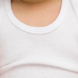 American Apparel White Infant Rib Tank Top (3-6M)