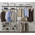 FreedomRail 6-Foot Nickel Ventilated Closet Kit
