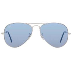 Ray-Ban Unisex RB3044 Silver Small Aviator Sunglasses