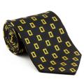 Platinum Ties Men's 'Black and Yellow Deep' Necktie