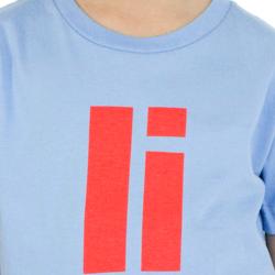 American Apparel Youth 'Ii' Blue Cotton T-Shirt (Size 10)