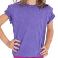 American Apparel Youth Acid Wash Purple Cotton Tee (Size 10)