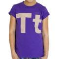 American Apparel Kids' 'Tt' Purple Cotton T-Shirt