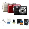 Nikon Coolpix L24 14MP Digital Camera with 4GB Kit (Refurbished)