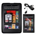 SKQUE Amazon Kindle Fire Booklight/ Silicone Case/ Screen Protector/ Micro USB Cable 