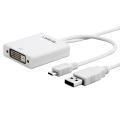 White Micro USB to DVI MHL Adapter