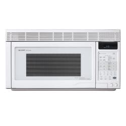 Sharp R-1871T White 850-Watt Over-the-Range Convection Microwave
