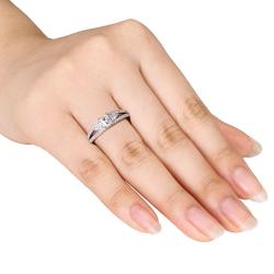 Miadora 14k White Gold 1ct TDW Diamond Ring (G-H, I1-I2)